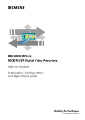 Siemens DMS8000 MP4 Series Installation, Configuration And Operations Manual