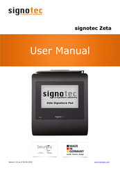 Signotec Zeta User Manual