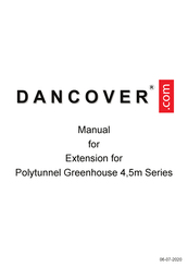 Dancover 4,5m Series Manual