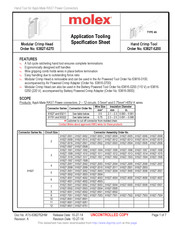 molex 63827-6200 Specification Sheet