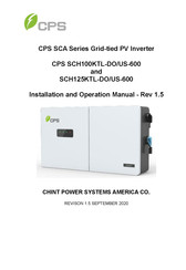 Cps SCA Series Installation And Operation Manual