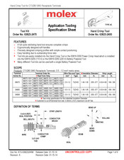 molex 63823-2400 Specification Sheet
