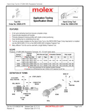 molex 63823-2170 Specification Sheet