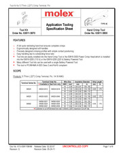 molex 63811-5800 Specification Sheet