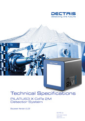 Dectris PILATUS3 X CdTe 2M Technical Specifications
