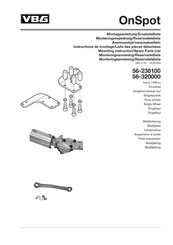 VBG 56-238100 Mounting Instruction/Spare Parts List