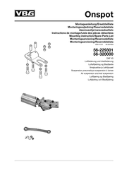 VBG 56-229301 Mounting Instruction/Spare Parts List