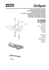 VBG 56-240300 Mounting Instruction/Spare Parts List