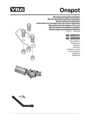 VBG 56-233101 Mounting Instruction/Spare Parts List