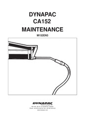 Dynapac CA152P Maintenance Manual