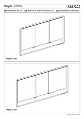 KEUCO Royal Lumos 14315 171351 Instructions For Use Manual