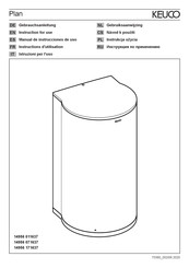 KEUCO Plan 14956 071637 Instructions For Use Manual