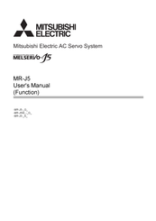 Mitsubishi Electric MELSERVO-J5 MR-J5-G Series User Manual