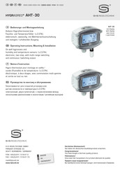 S+S Regeltechnik HYGRASREG AHT-30-U Series Operating Instructions, Mounting & Installation