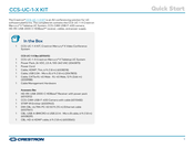 Crestron CCS-UC-1-X Quick Start Manual