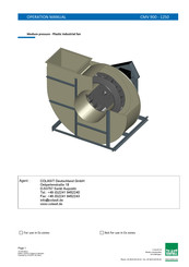 Colasit CMV 900 Operation Manual