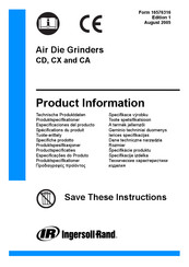Ingersoll-Rand CD300RG4ML-EU Product Information