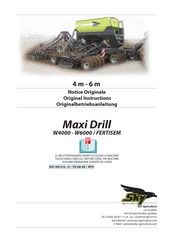 SKY Agriculture Maxi Drill FERTISEM Original Instructions Manual