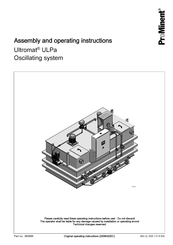 ProMinent Ultromat ULPa Assembly And Operating Instructions Manual