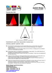 Epstein-Design Pyramide Akku RGB Manual