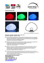 Epstein-Design Stone lamp 27 Manual