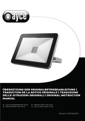 Ayce JFX03-P1W30A1 Original Instruction Manual