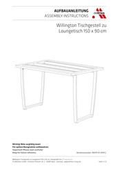 deVRIES Willington 40479 Assembly Instructions Manual