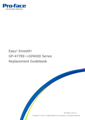 Pro-Face GP4000 Series Replacement  Manualbook