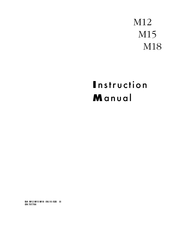 BÖWE M12 Instruction Manual