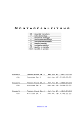 Weka 651.3838.05.00 Assembly Instructions Manual