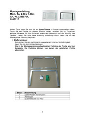 Sport-thieme 2865717 Assembly Instruction Manual