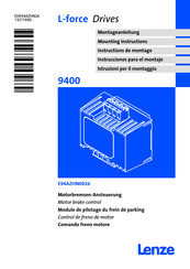 Lenze E94AZHN0026 Mounting Instructions
