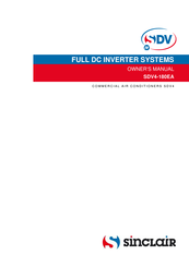 Sinclair SDV4-180EA Owner's Manual