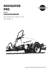 Hardi NAVIGATOR PRO Original Instruction Book