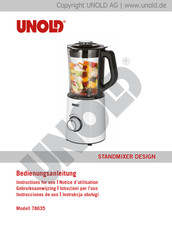 Unold 78635 Instructions For Use Manual