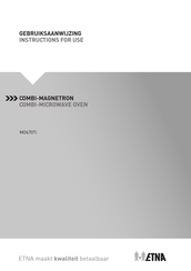 Etna MO670Ti Instructions For Use Manual