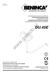 Beninca DU.45E Operating Instructions Manual