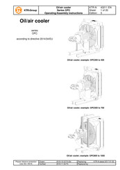 KTR-Group OPC200-12D-0.75kW Operating And Assembly Instruction Manual