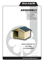 Décor et Jardin NICHE 12 Assembly Notice