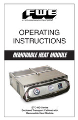 FWE ETC-HD Series Operating Instructions Manual