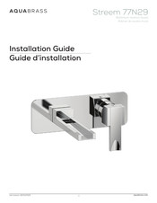 aquabrass Streem ABFC77N29PC Installation Manual