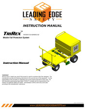 LEADING EDGE SAFETY TRIREX TR-000-03-18 Instruction Manual