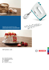 Bosch MFQ363 GB Series Instruction Manual