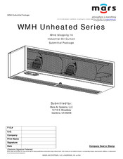 Mars WMH Unheated Series Manual