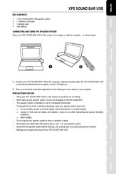 Guillemot Hercules XPS SOUND BAR USB Manual