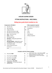 Atlantis miGLIDE MG2-SMALL Fitting Instructions Manual
