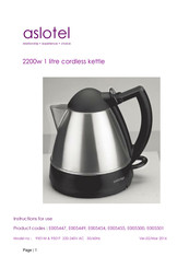 aslotel E005455 Instructions For Use Manual