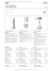 Bega 84 434 Instructions For Use Manual