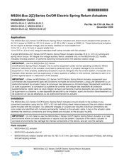 Johnson Controls M9204-BUA-2Z Installation Manual