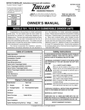 Zoeller I7011 Owner's Manual